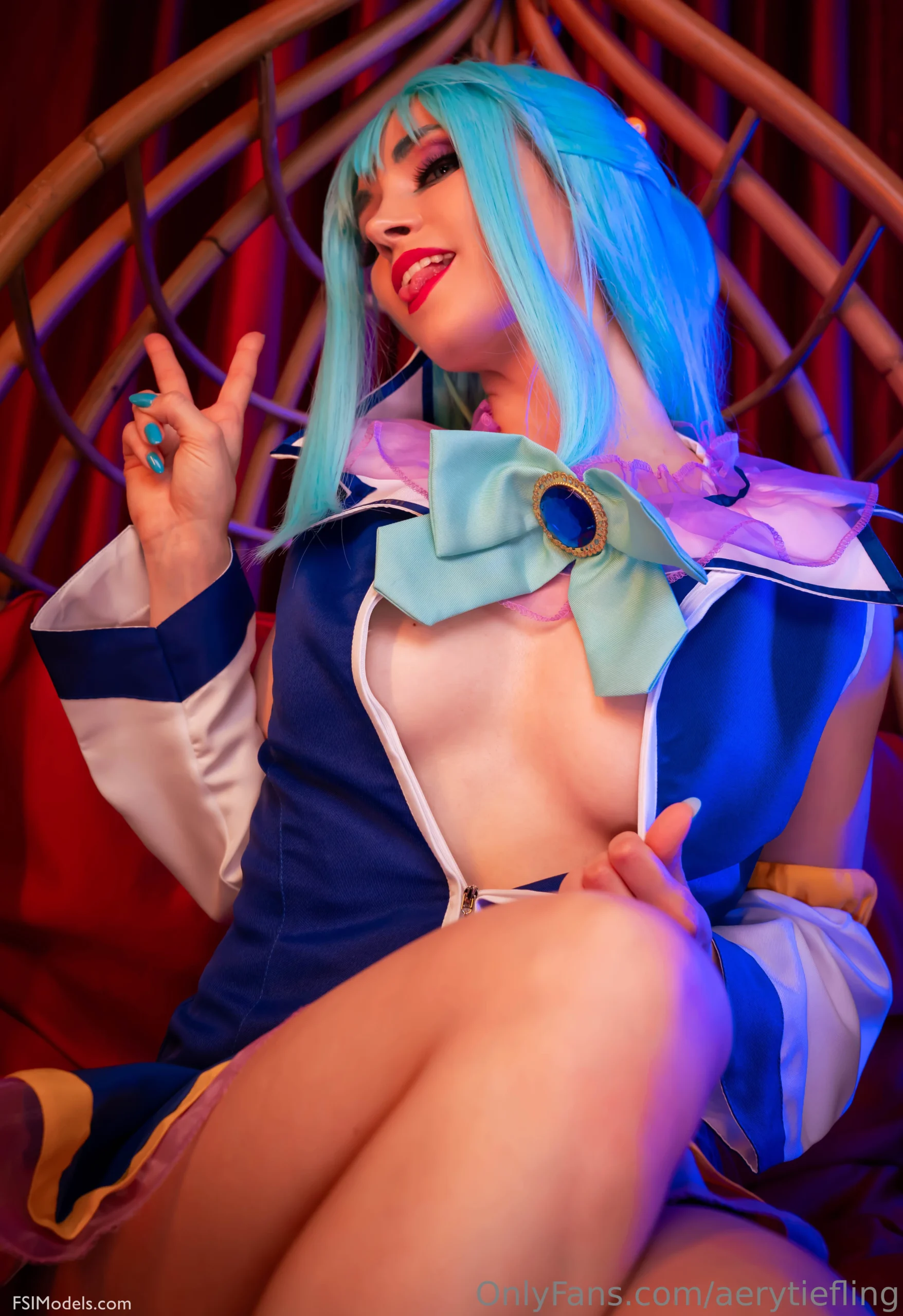 Aery Tiefling - Aqua Sexy Body Tease Photos - 7