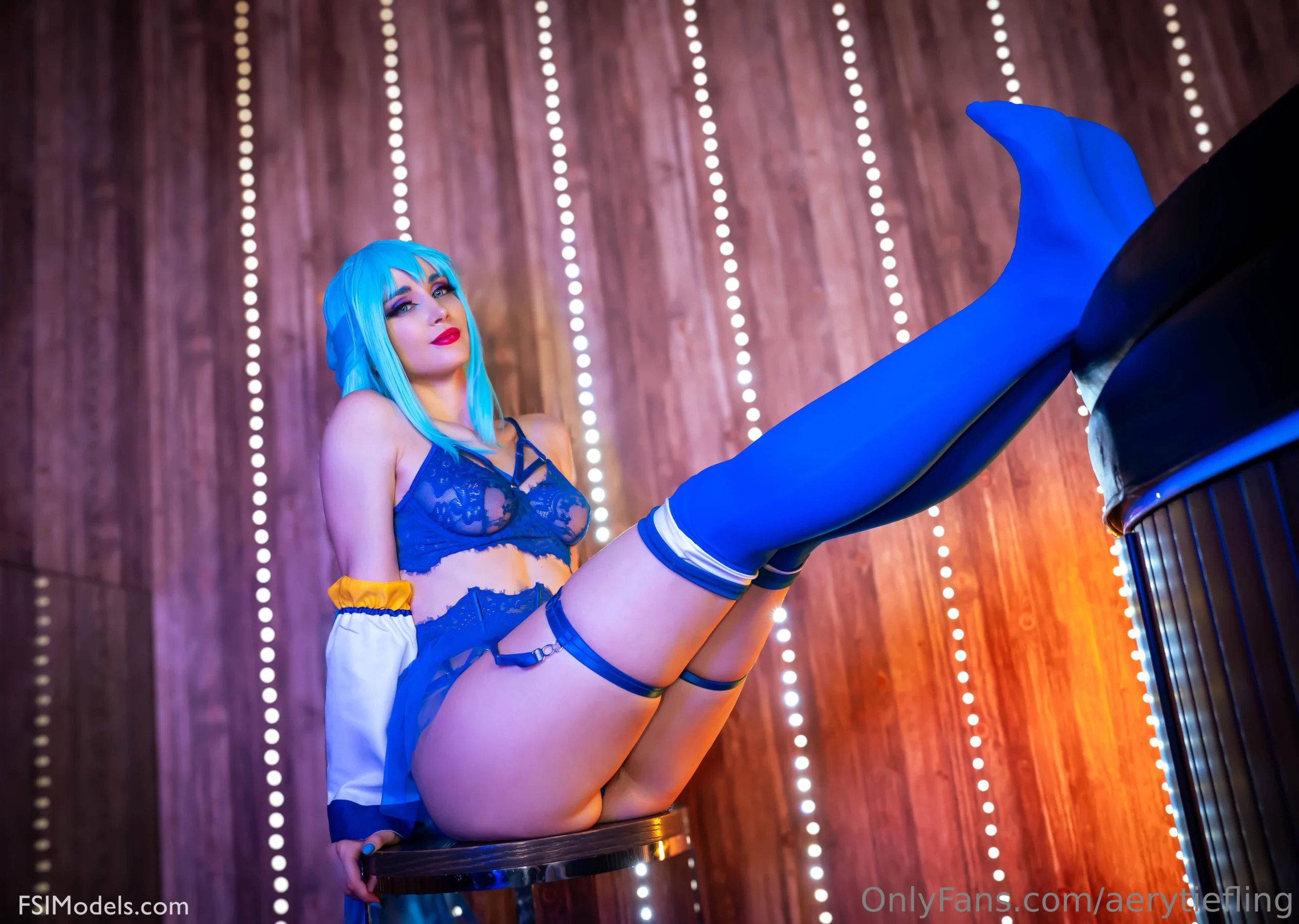 Aery Tiefling - Aqua Sexy Body Tease Photos - 37