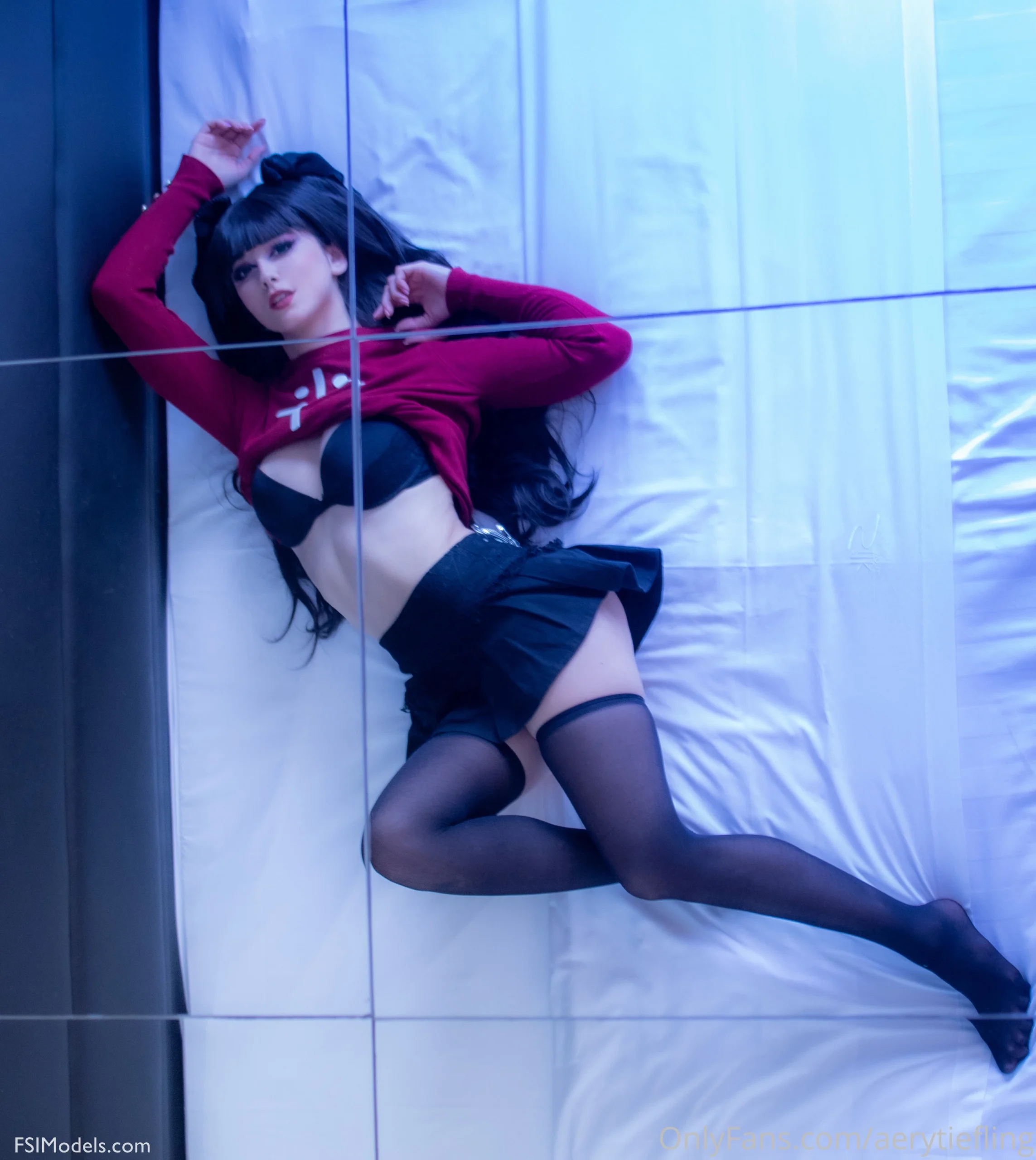 Aery Tiefling - Rin Tohsaka Nude Tease Cosplay Photos - 45