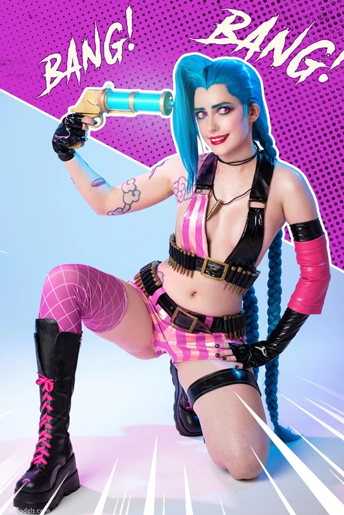 Flora Daria - Jinx Cosplay Leaked Photos - 2 Flora Daria - Jinx Cosplay Leaked Photos - 1