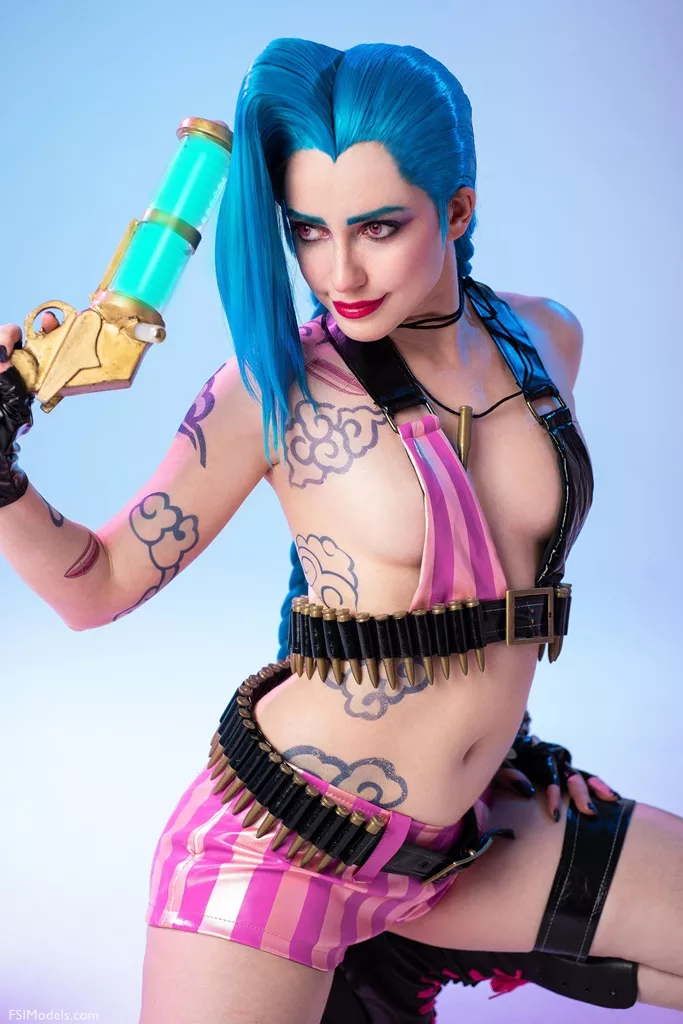Flora Daria - Jinx Cosplay Leaked Photos - 6 Flora Daria - Jinx Cosplay Leaked Photos - 5