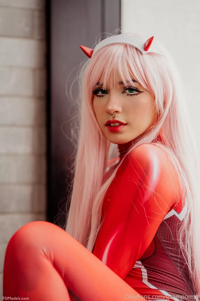 Giovanna Campomar - Zero Two Cosplay Leaked Photos - 2 Giovanna Campomar - Zero Two Cosplay Leaked Photos - 1