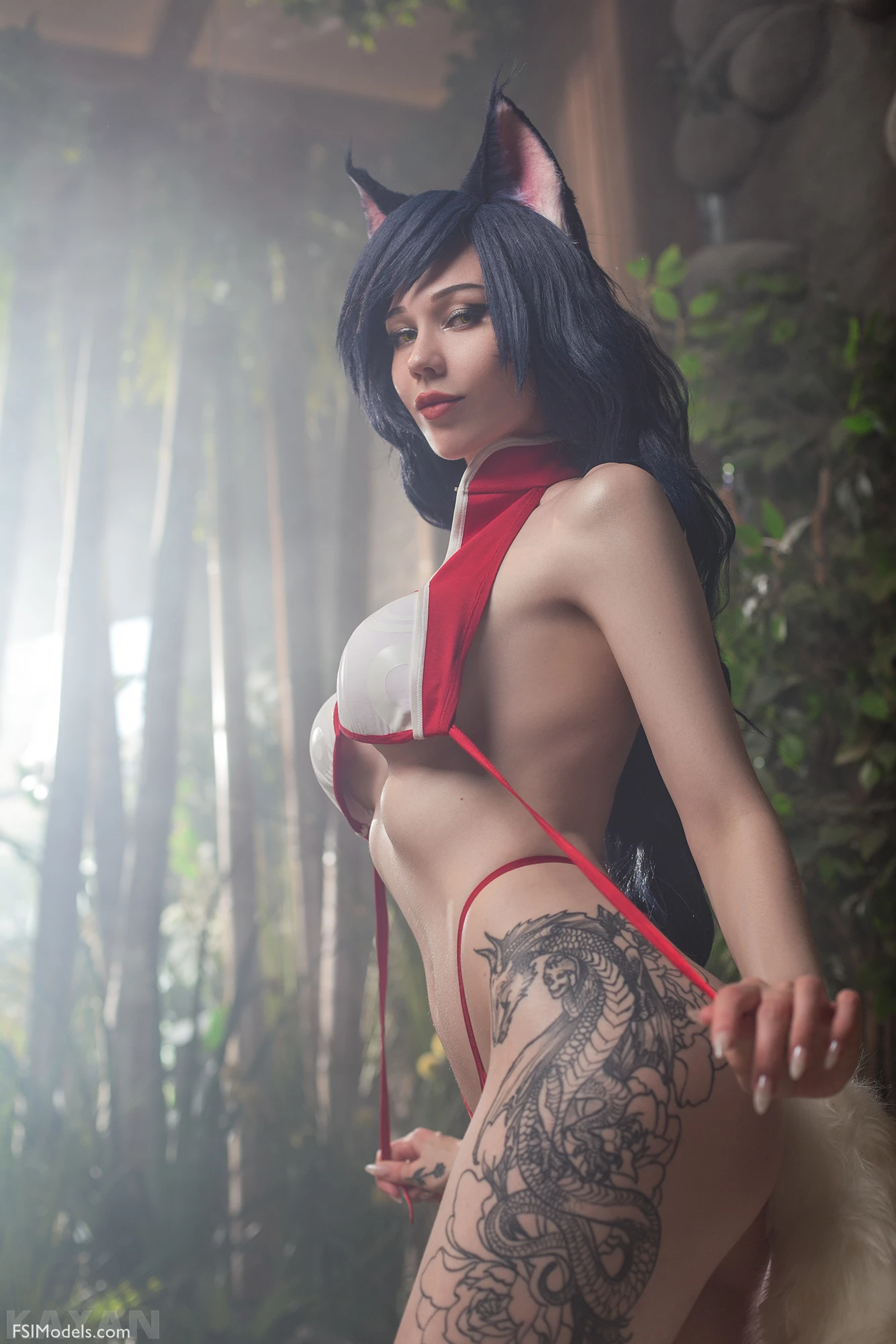 Kaya Nilson - Ahri Lingerie Sexy Cosplay Photos - 27