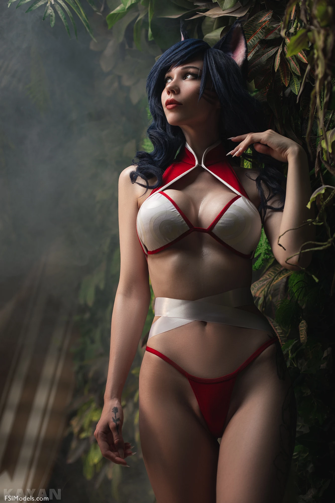 Kaya Nilson - Ahri Lingerie Sexy Cosplay Photos - 39
