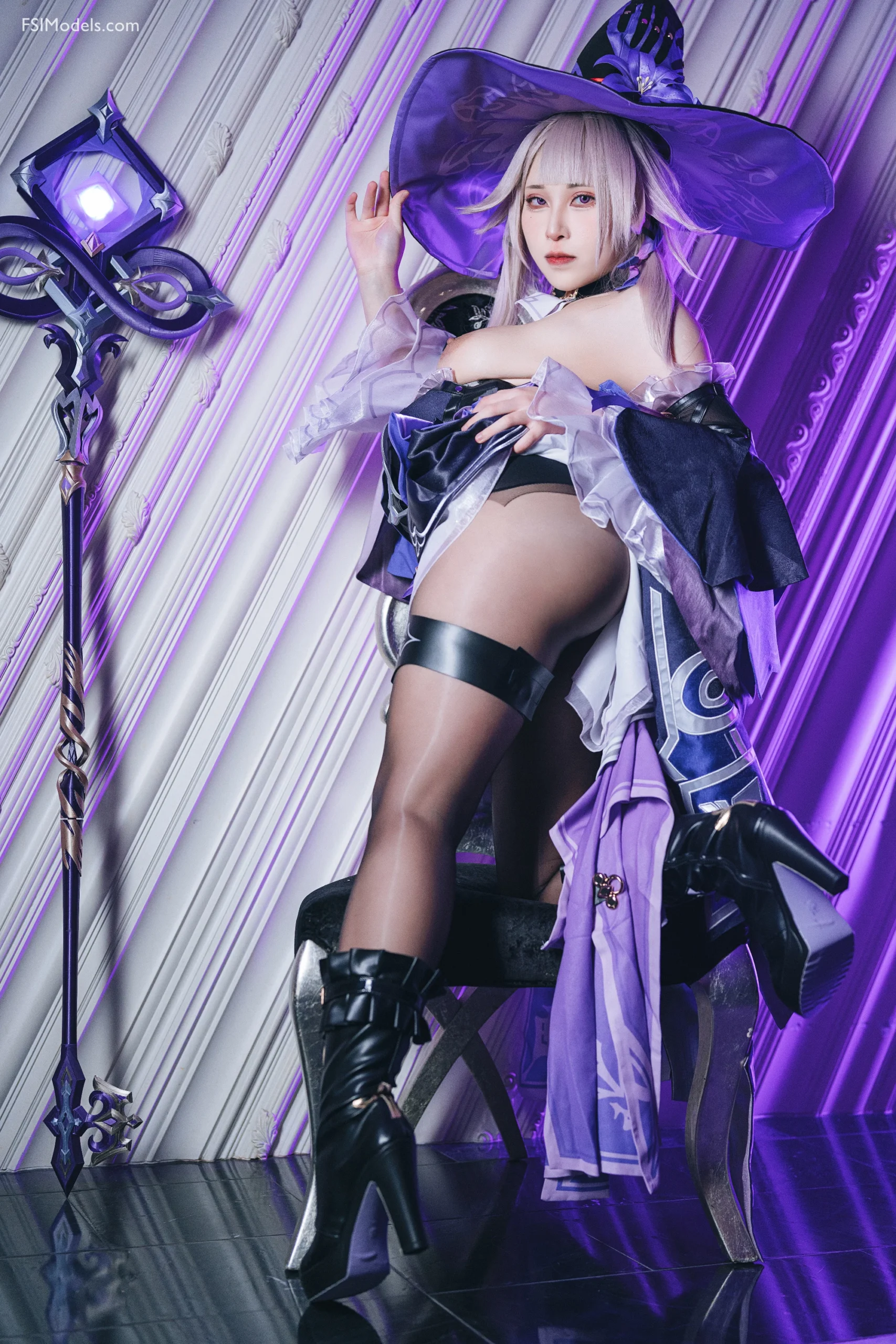 Tokar 浵卡 – The Herta Cosplay Set Leaked Photos - 36 Tokar 浵卡 – The Herta Cosplay Set Leaked Photos - 35