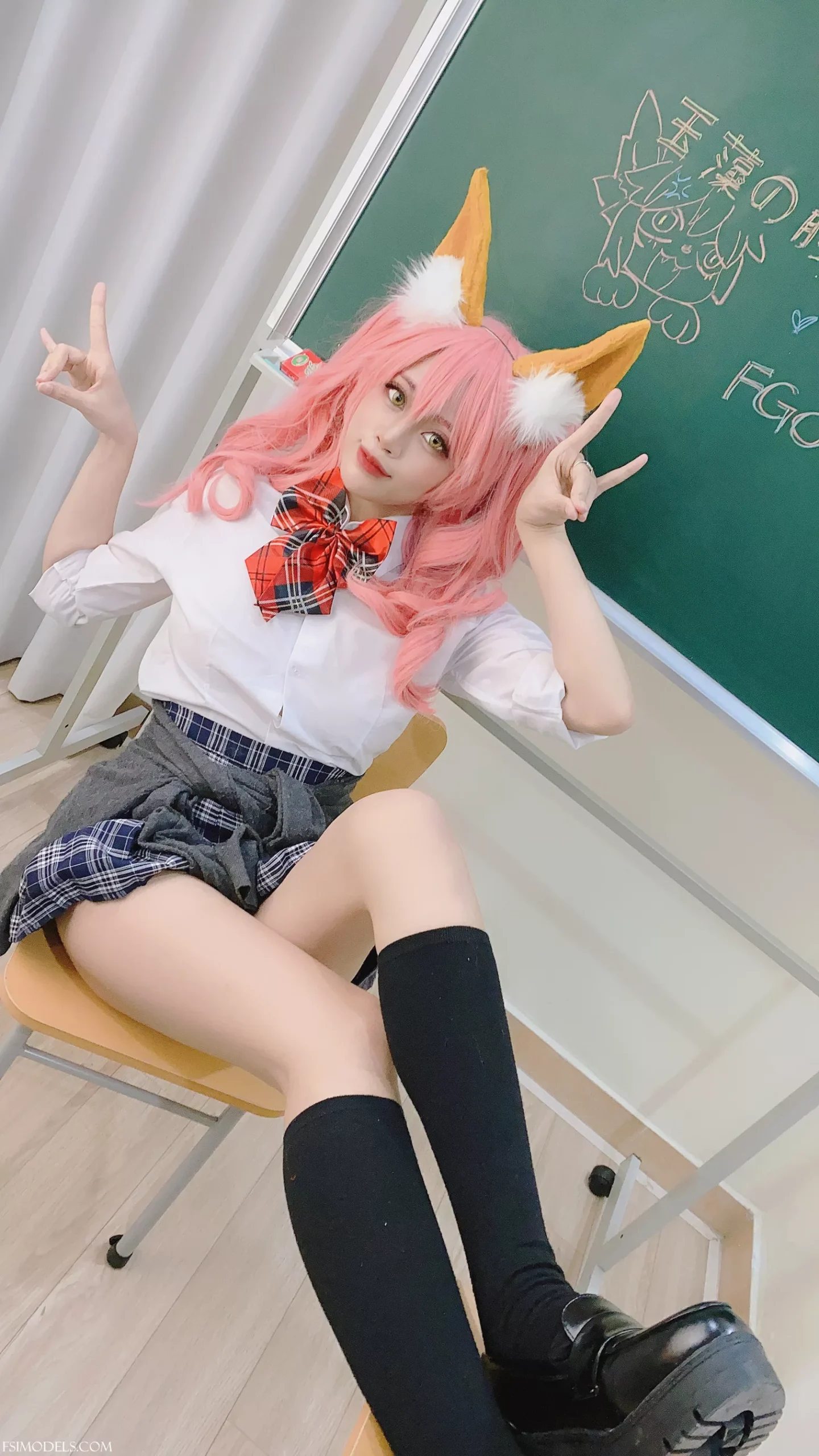 Byoru - Tamamo Seifuku Cosplay Photos - 59
