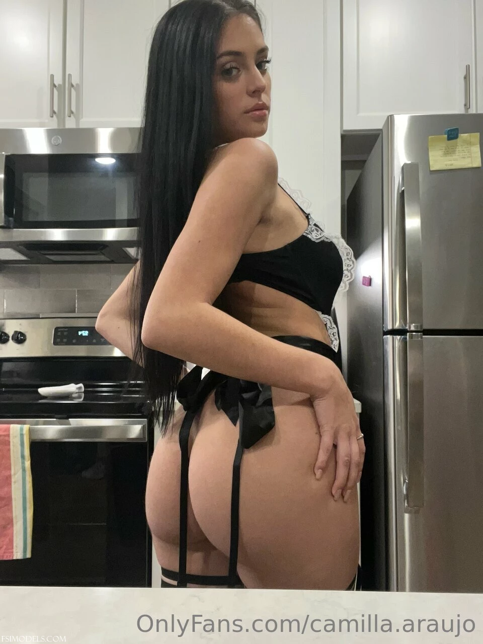 Camilla Araujo Black Lingerie Onlyfans Set Leaked Photos - 19