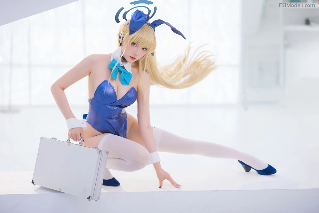 Guaxichan 瓜希酱 - Asuma Toki Bunny Suit Cosplay Set Photos - 3