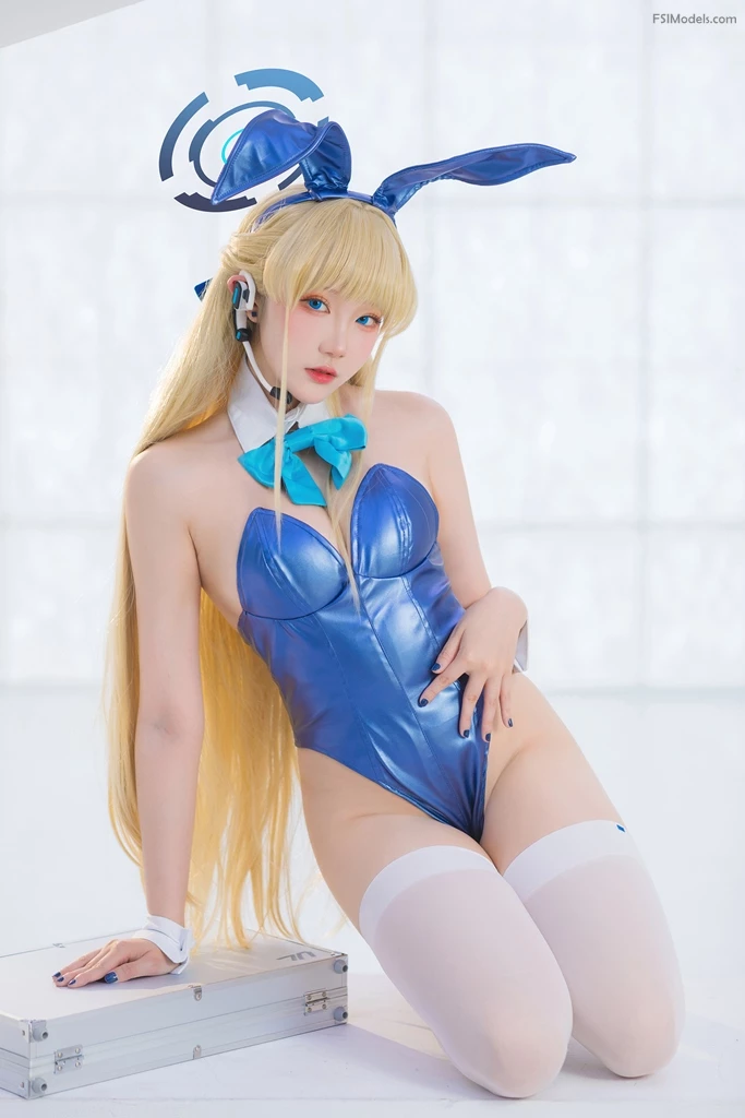 Guaxichan 瓜希酱 - Asuma Toki Bunny Suit Cosplay Set Photos - 5