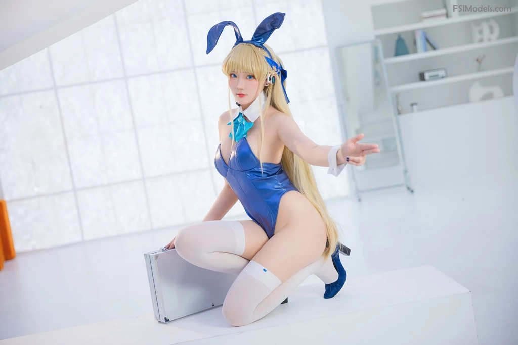 Guaxichan 瓜希酱 - Asuma Toki Bunny Suit Cosplay Set Photos - 7