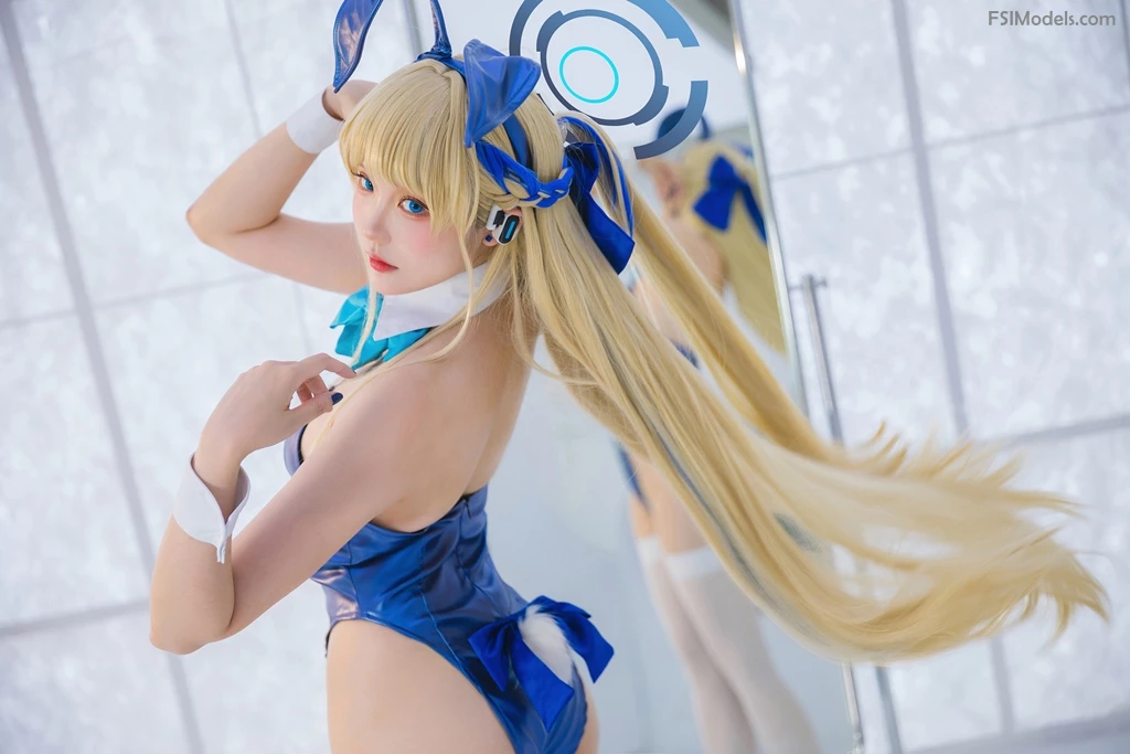 Guaxichan 瓜希酱 - Asuma Toki Bunny Suit Cosplay Set Photos - 21