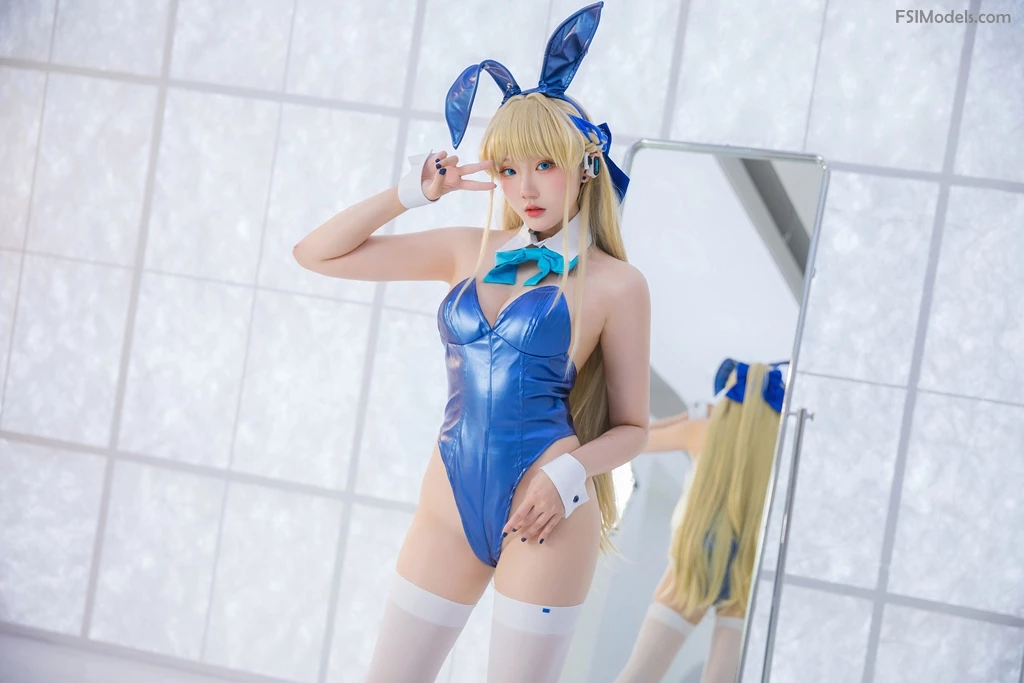 Guaxichan 瓜希酱 - Asuma Toki Bunny Suit Cosplay Set Photos - 25
