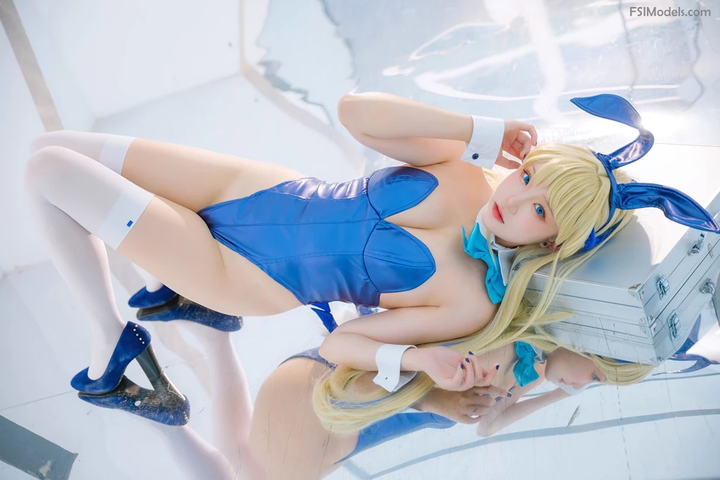 Guaxichan 瓜希酱 - Asuma Toki Bunny Suit Cosplay Set Photos - 31