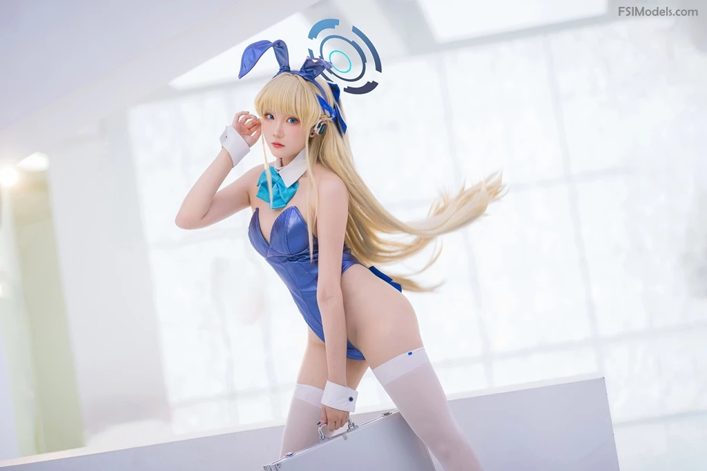 Guaxichan 瓜希酱 - Asuma Toki Bunny Suit Cosplay Set Photos - 37