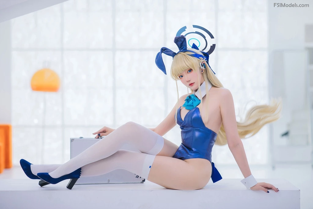 Guaxichan 瓜希酱 - Asuma Toki Bunny Suit Cosplay Set Photos - 39