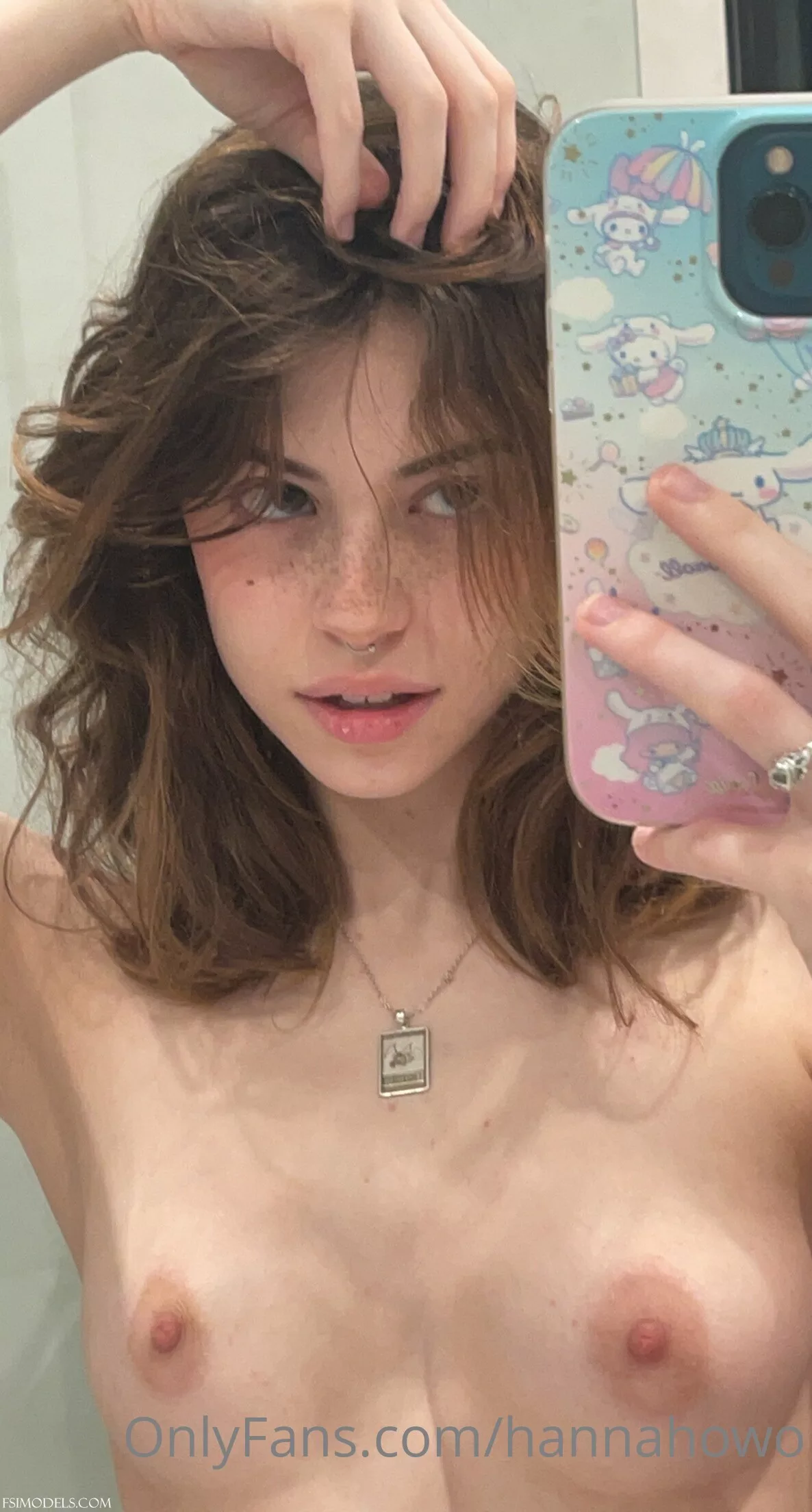 Hannah Owo OnlyFans Bathroom Nude Selfies - 91