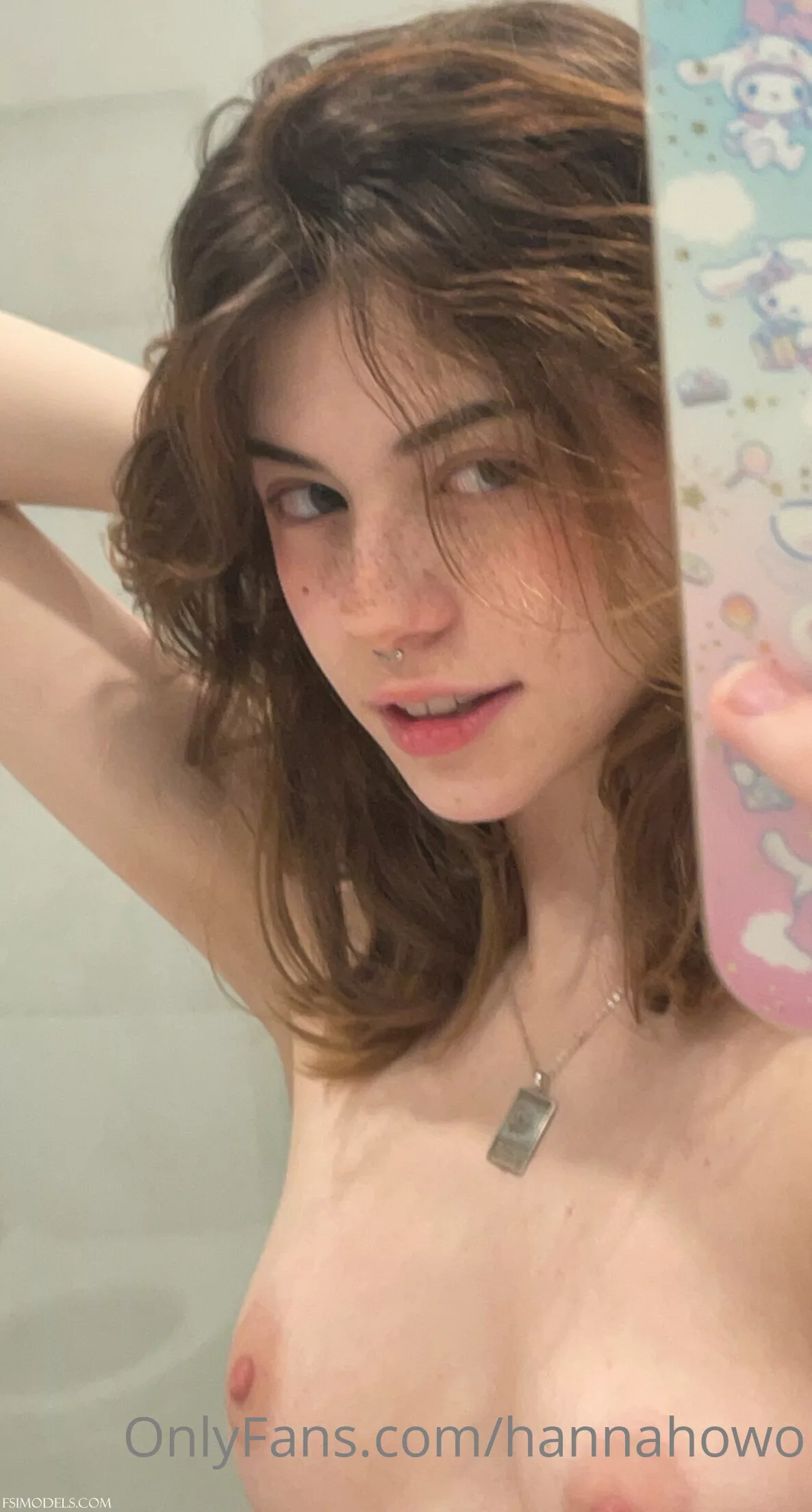 Hannah Owo OnlyFans Bathroom Nude Selfies - 95