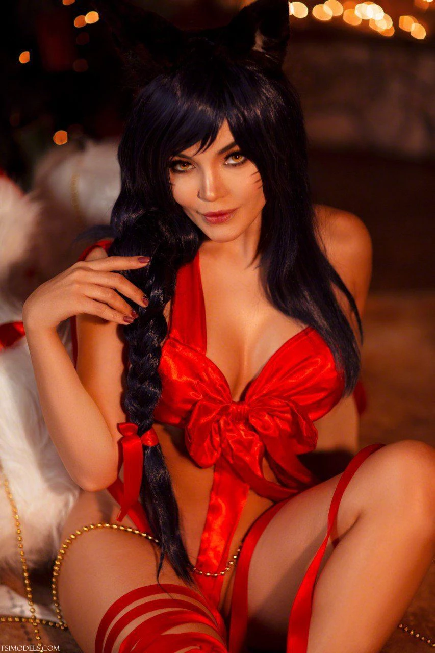 Kalinka Fox Nude Xmas Ahri Patreon Photos - 215