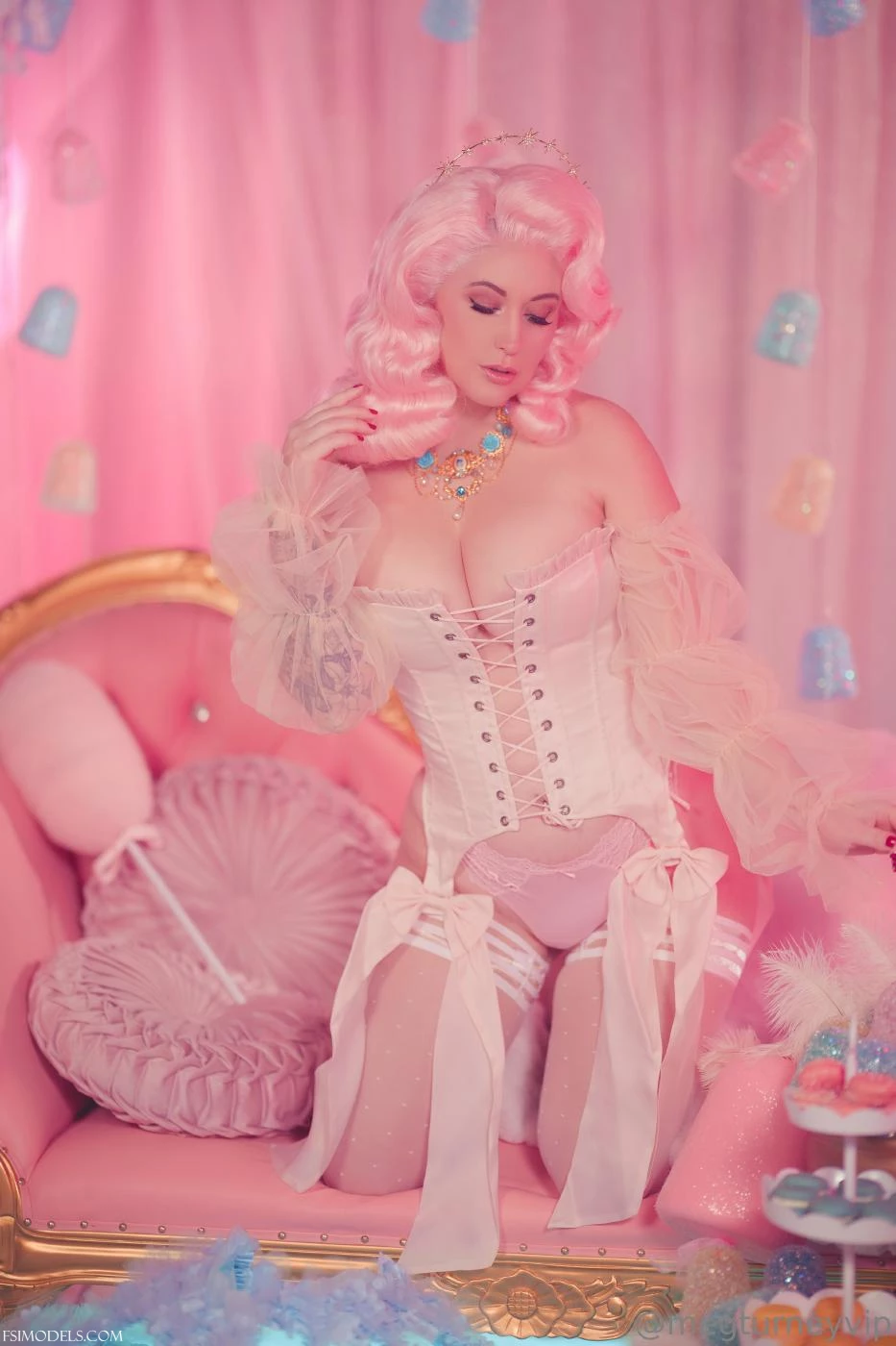 Meg Turney Nude Pussy Pink Corset Onlyfans Set Photos - 40 Meg Turney Nude Pussy Pink Corset Onlyfans Set Photos - 39