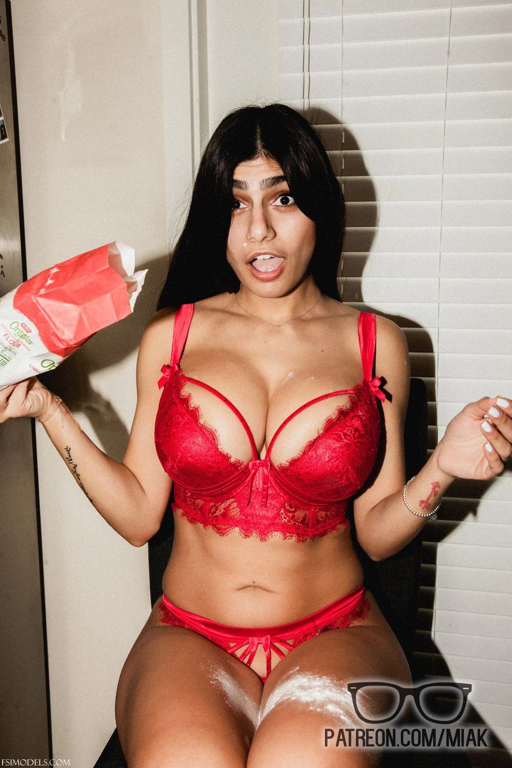 Mia Khalifa Red Lingerie Kitchen Photos - 58 Mia Khalifa Red Lingerie Kitchen Photos - 57