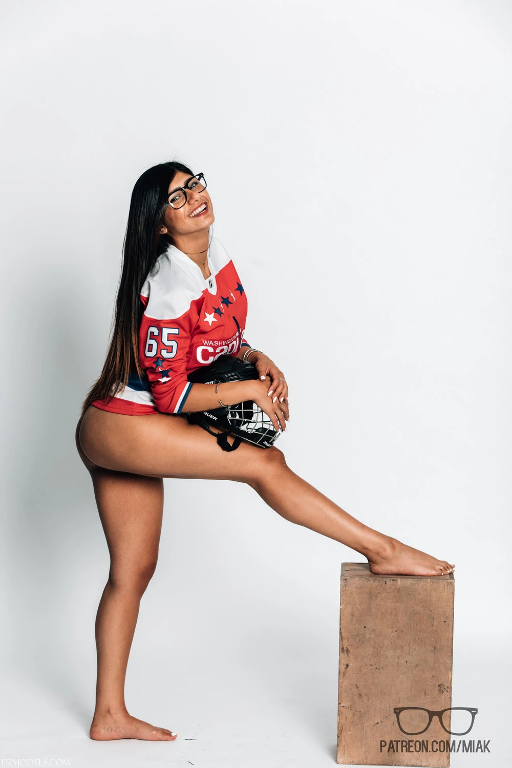 Mia Khalifa Sexy Red Jacket Sports Photoshoot Photos - 10 Mia Khalifa Sexy Red Jacket Sports Photoshoot Photos - 9