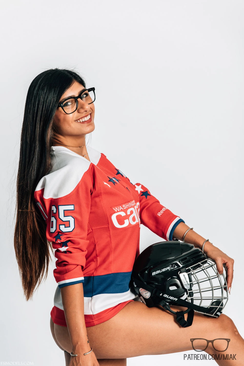 Mia Khalifa Sexy Red Jacket Sports Photoshoot Photos - 12 Mia Khalifa Sexy Red Jacket Sports Photoshoot Photos - 11
