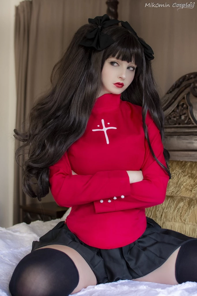 Mikomin - Rin Tohsaka Cosplay Set Photos - 1