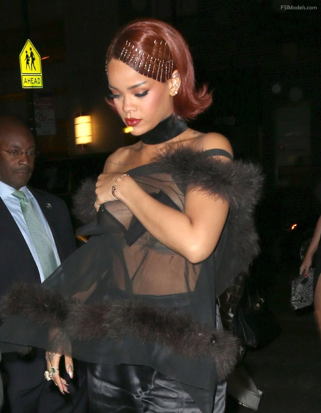 Rihanna Candid See-Through Nipple Slip Photos Leaked Photos - 23