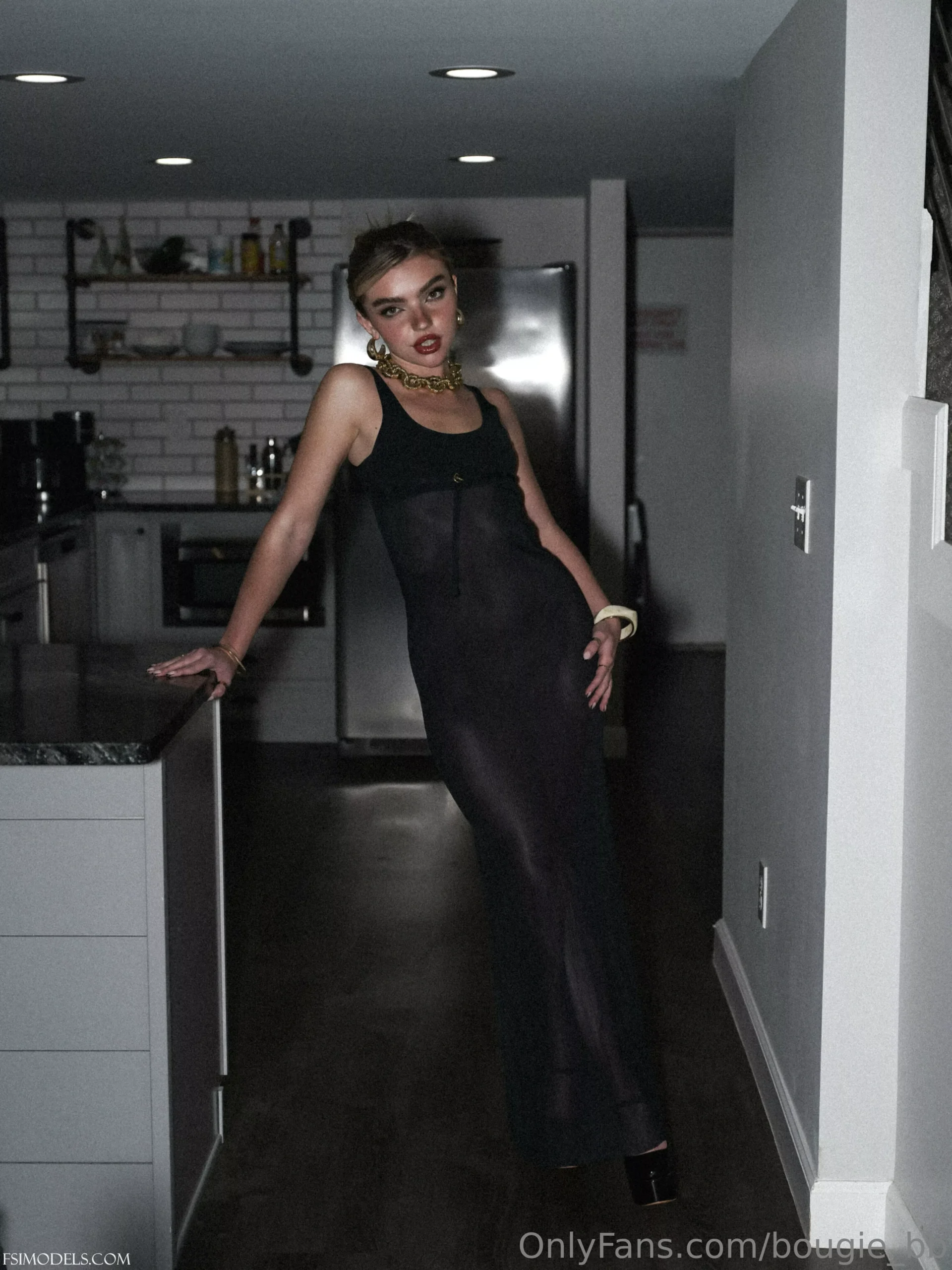 Briebellee Nude Black Dress OnlyFans Set Photos - 111