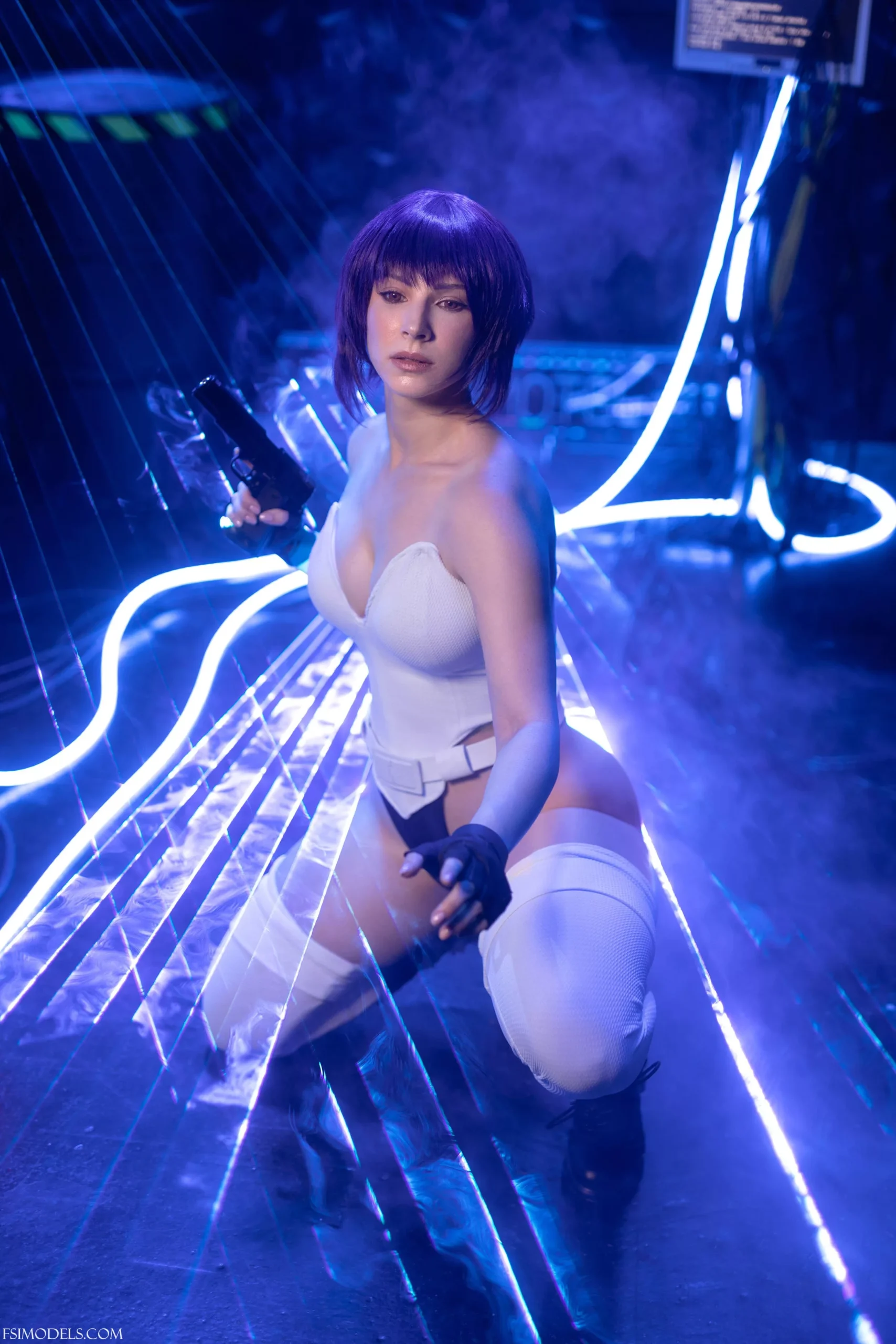 Enji Night Motoko Kusanagi Nude Cosplay Set - 4 Enji Night Motoko Kusanagi Nude Cosplay Set - 3