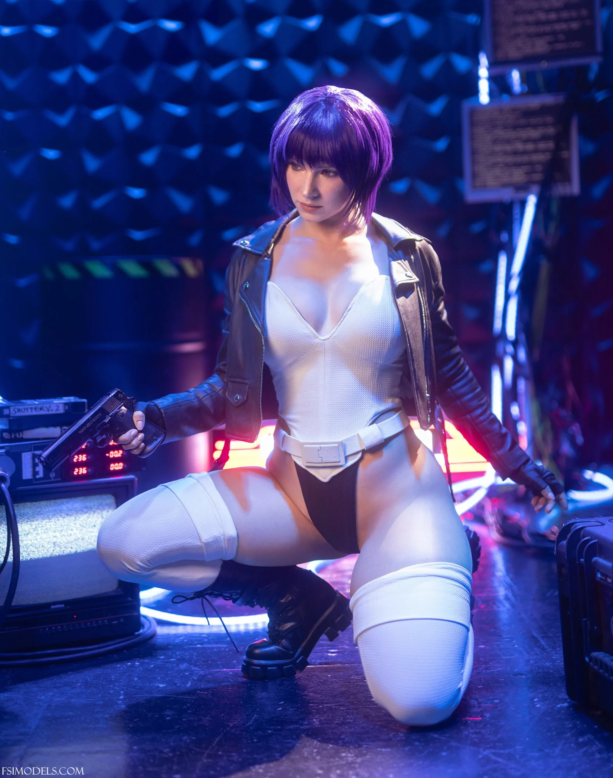 Enji Night Motoko Kusanagi Nude Cosplay Set - 62 Enji Night Motoko Kusanagi Nude Cosplay Set - 61