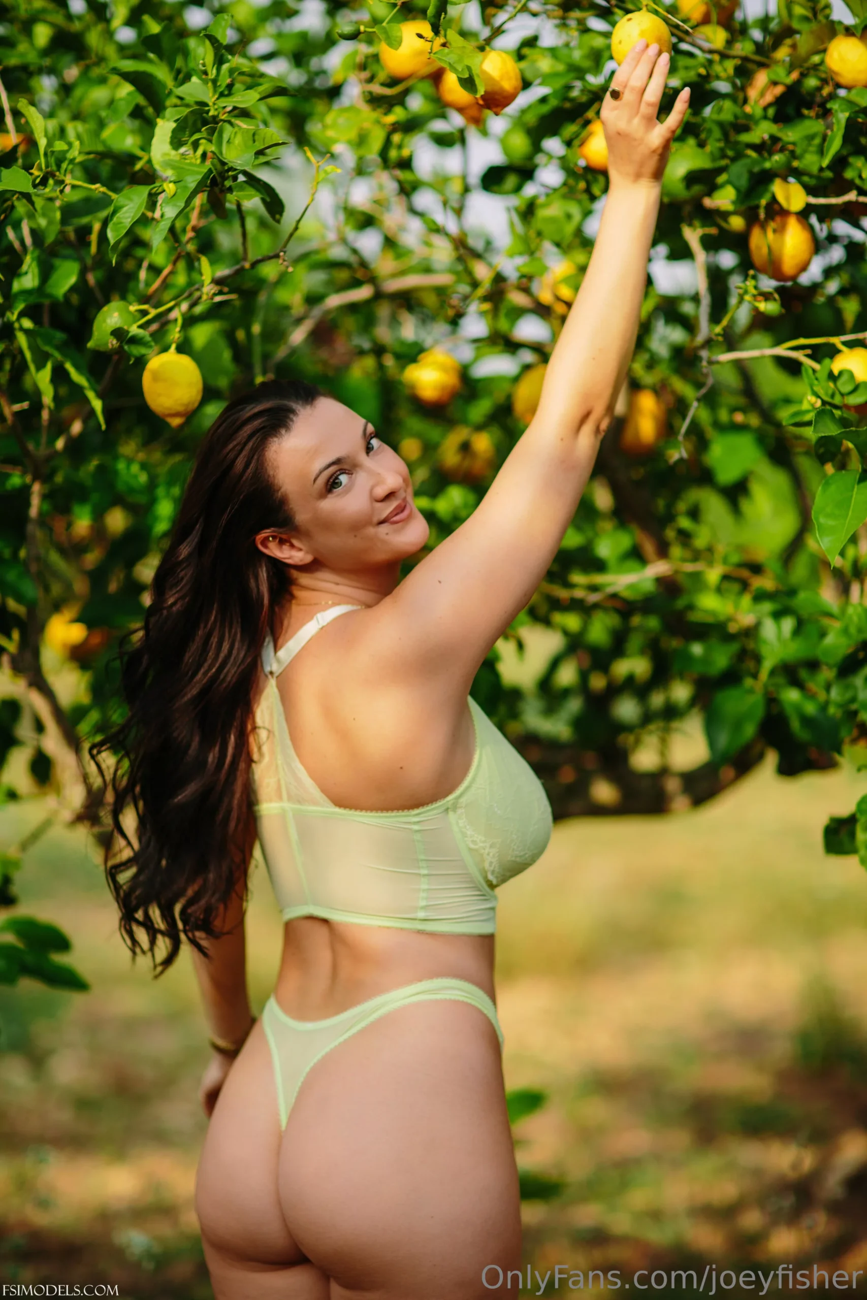 Joey Fisher OnlyFans Sexy Green Bikini Nude Tease Photos - 17