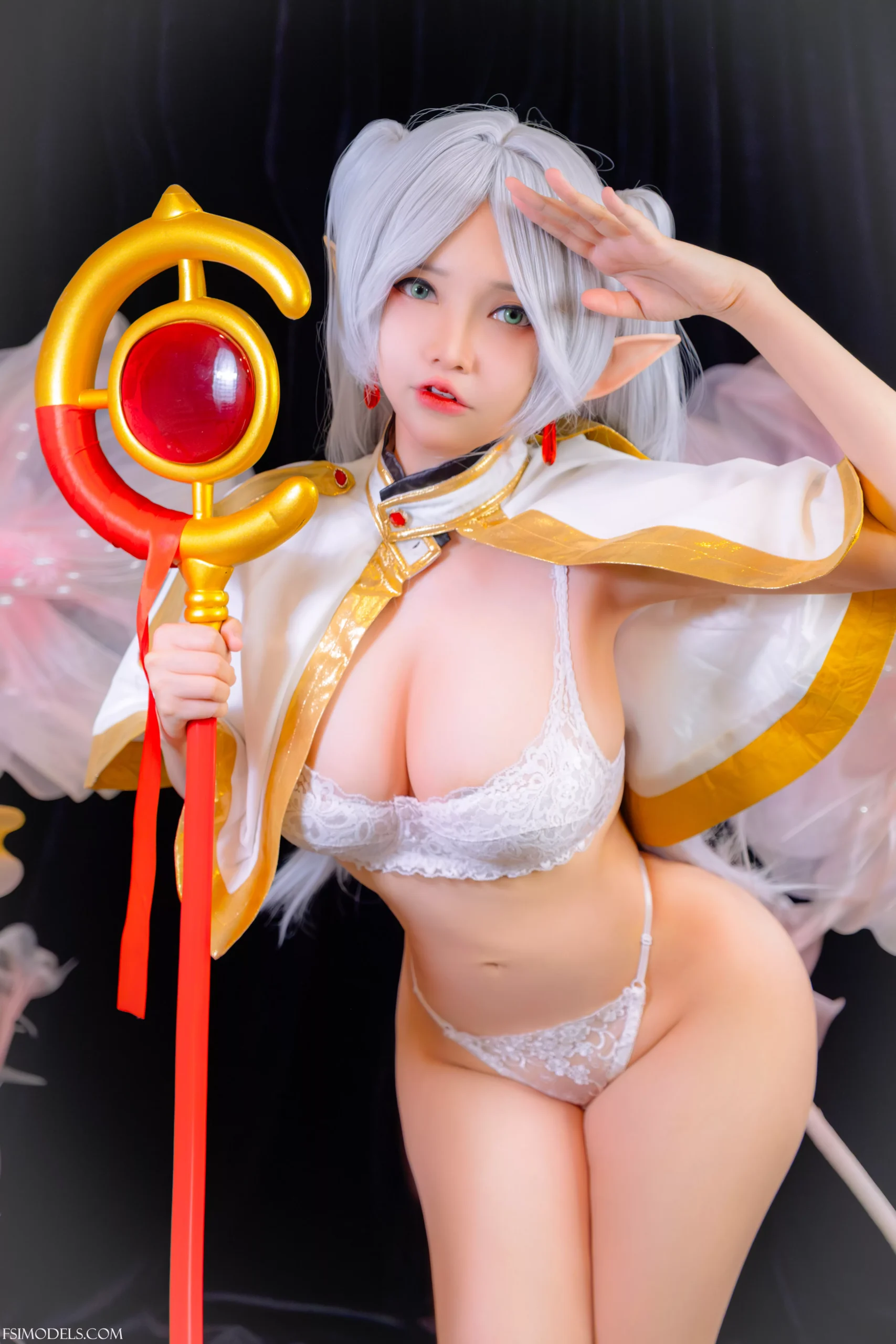 Potato Godzilla Nude Frieren the Mage Cosplay Photos - 35