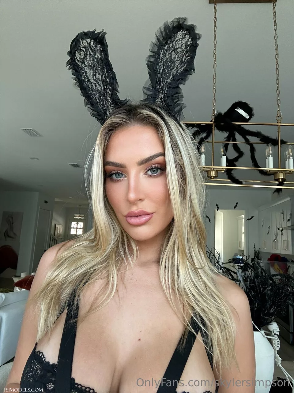 Skyler Simpson OnlyFans Spider Bunny Lingerie Cosplay - 49