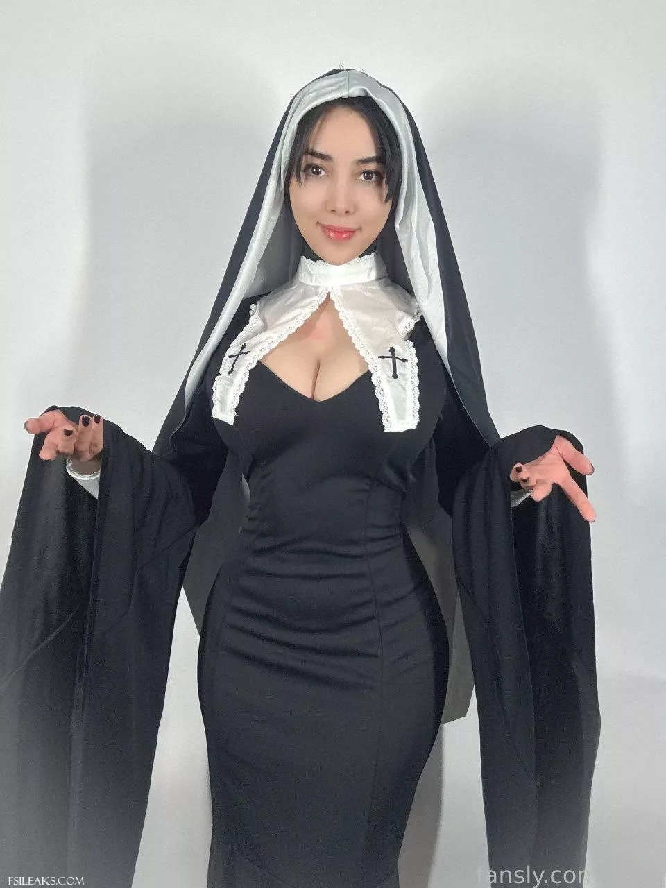 SwimsuitSuccubus Boss, Nerd or Nun Sexy Cosplay Set - 25