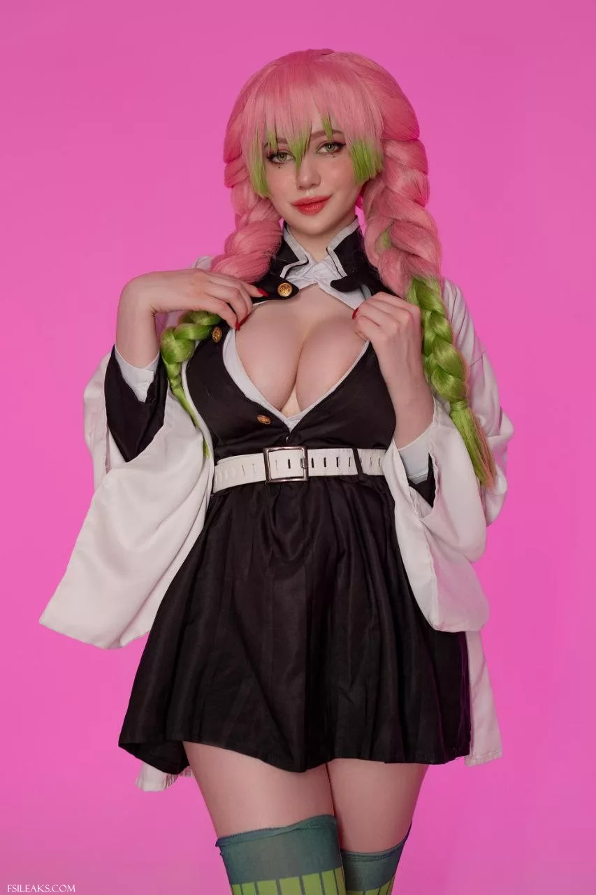 Alina Becker OnlyFans Mitsuri Kanroji Cosplay Set - 53