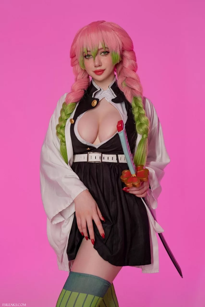 Alina Becker OnlyFans Mitsuri Kanroji Cosplay Set - 55