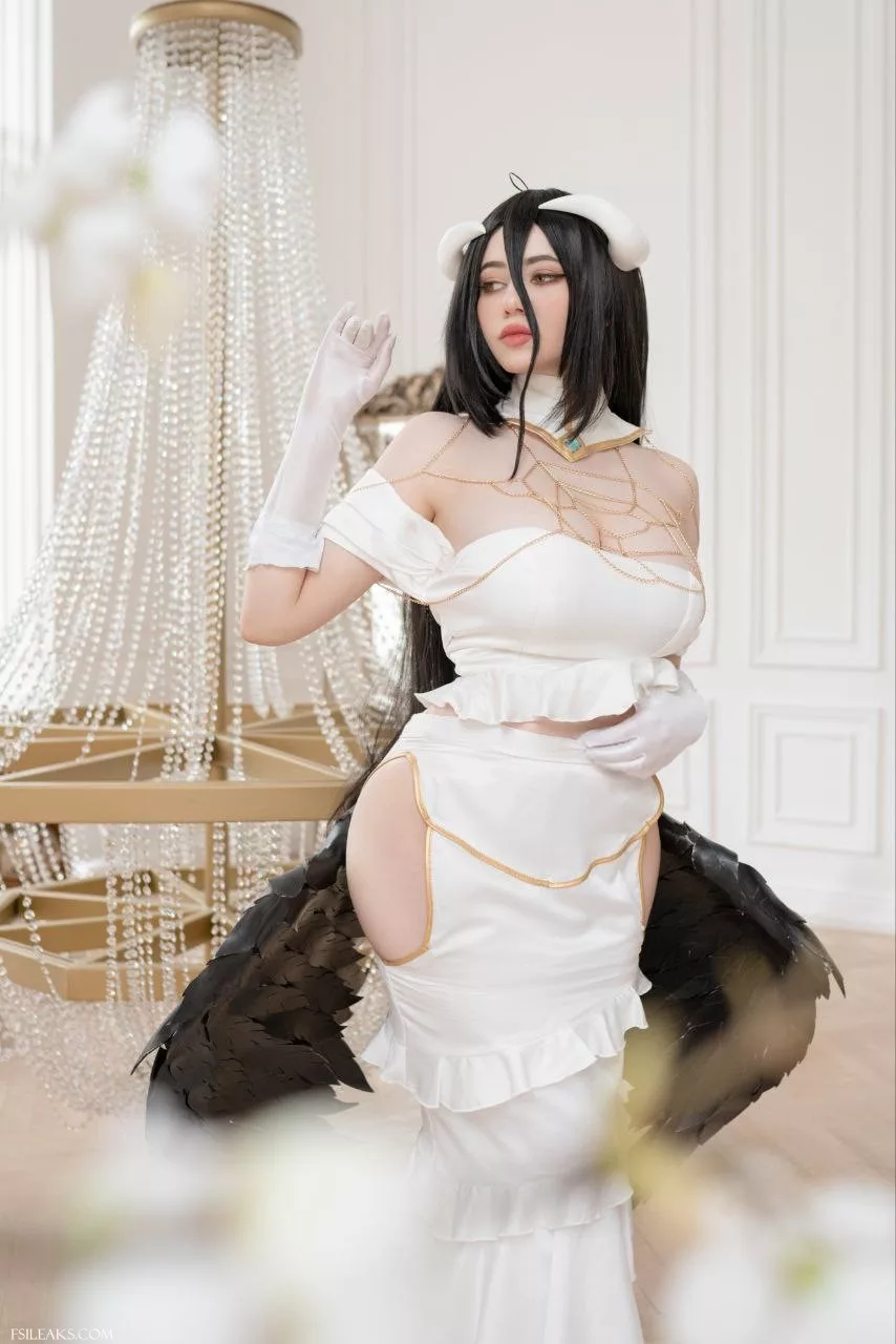 Alina Becker Overlord Albedo Cosplay Set - 3