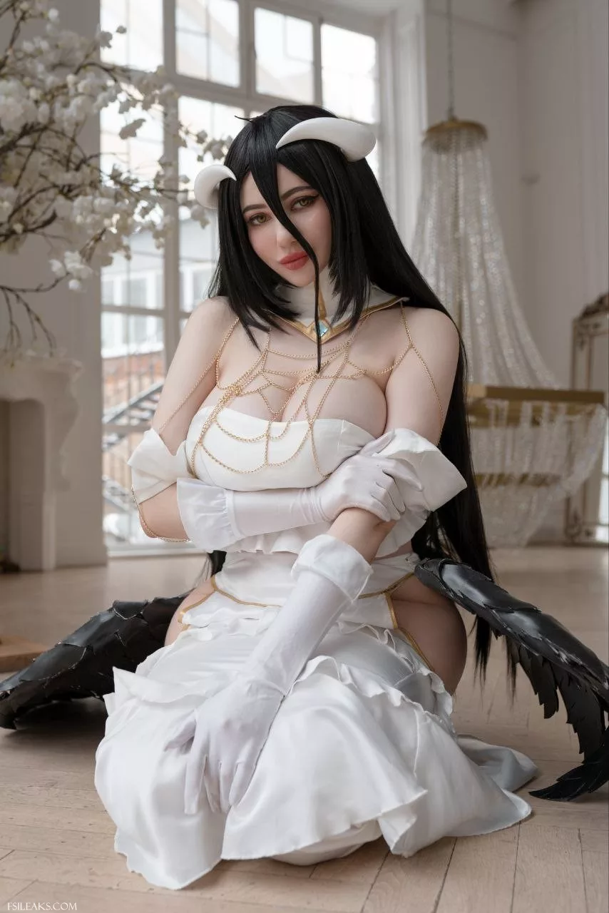 Alina Becker Overlord Albedo Cosplay Set - 7