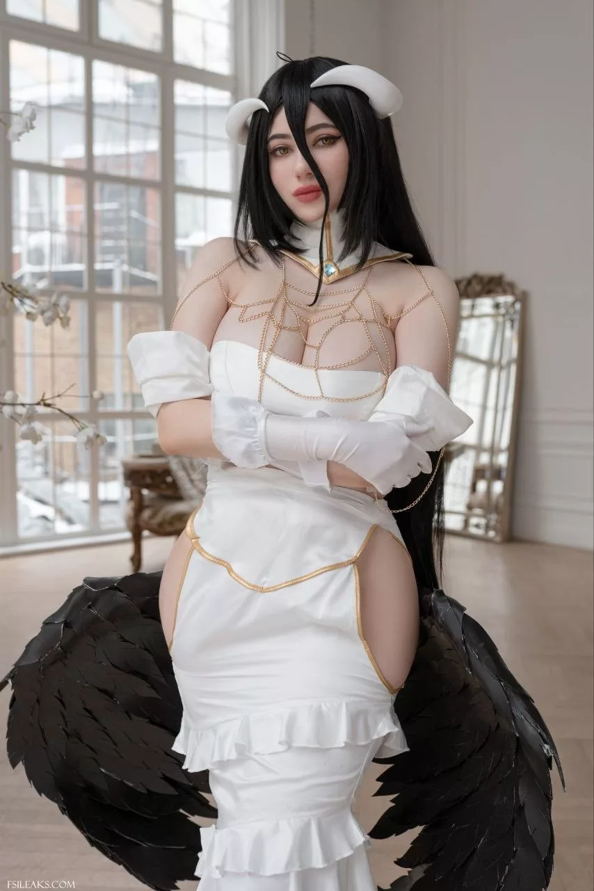 Alina Becker Overlord Albedo Cosplay Set - 13
