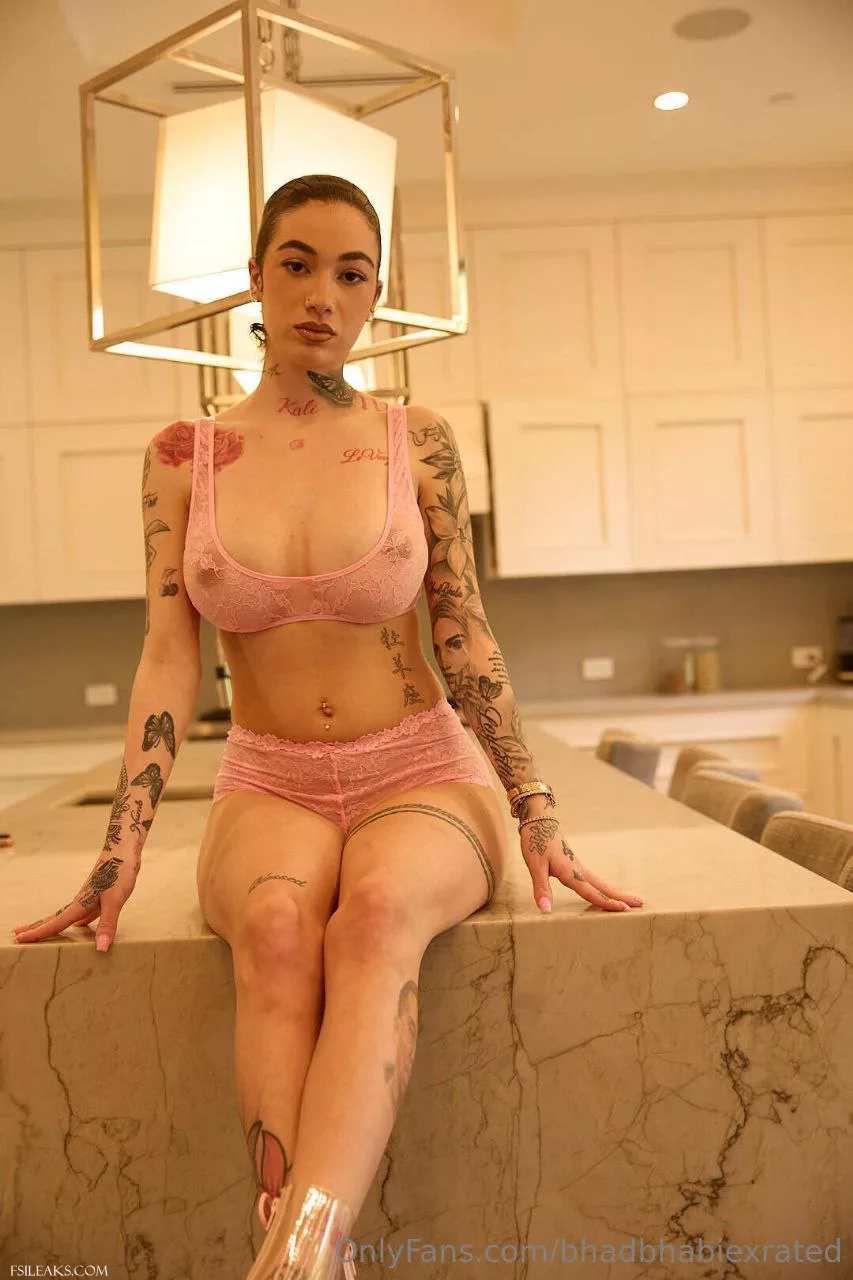 Bhad Bhabie OnlyFans Pink Transparent Lace Set - 22 Bhad Bhabie OnlyFans Pink Transparent Lace Set - 21