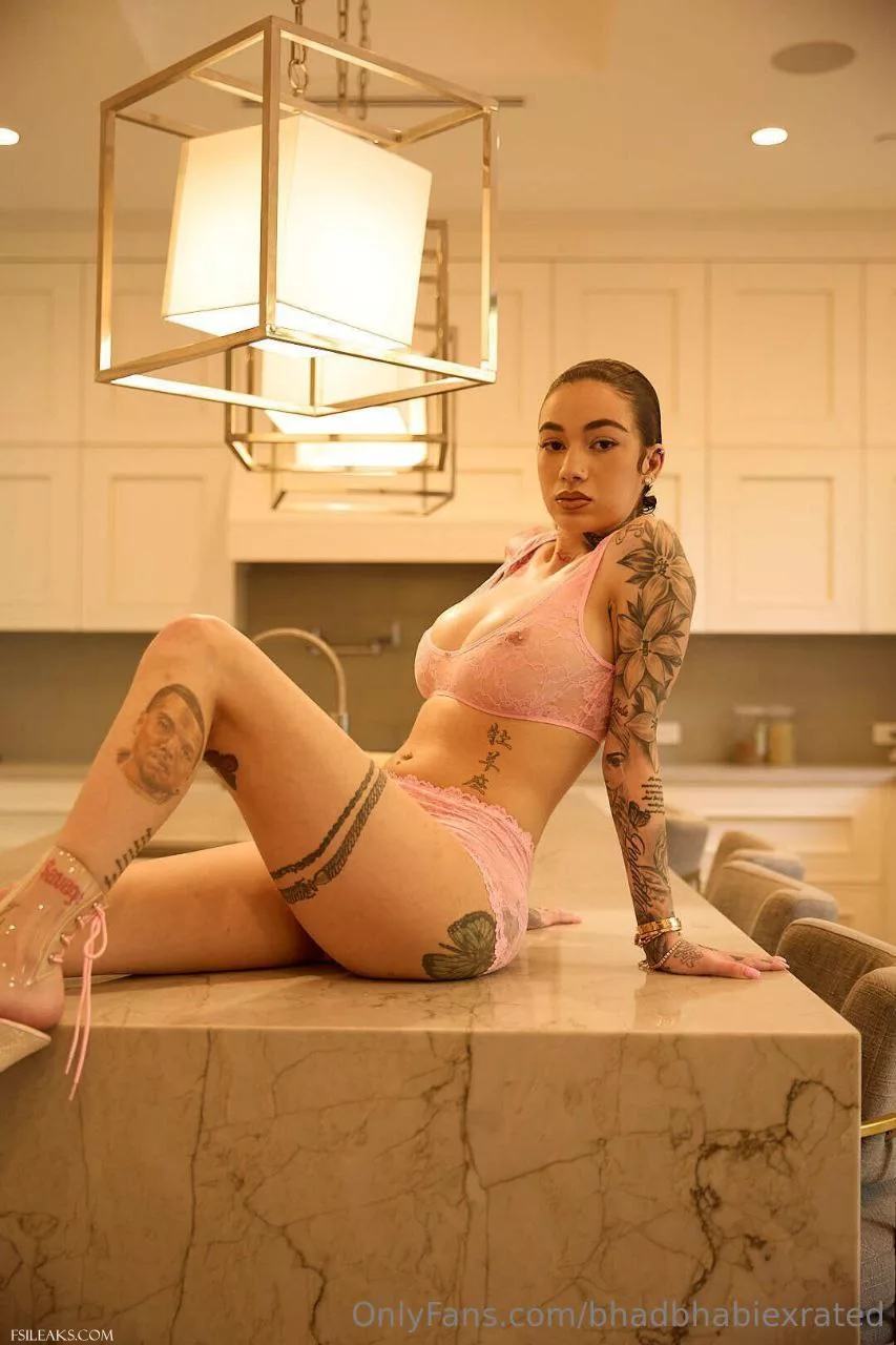 Bhad Bhabie OnlyFans Pink Transparent Lace Set - 32 Bhad Bhabie OnlyFans Pink Transparent Lace Set - 31