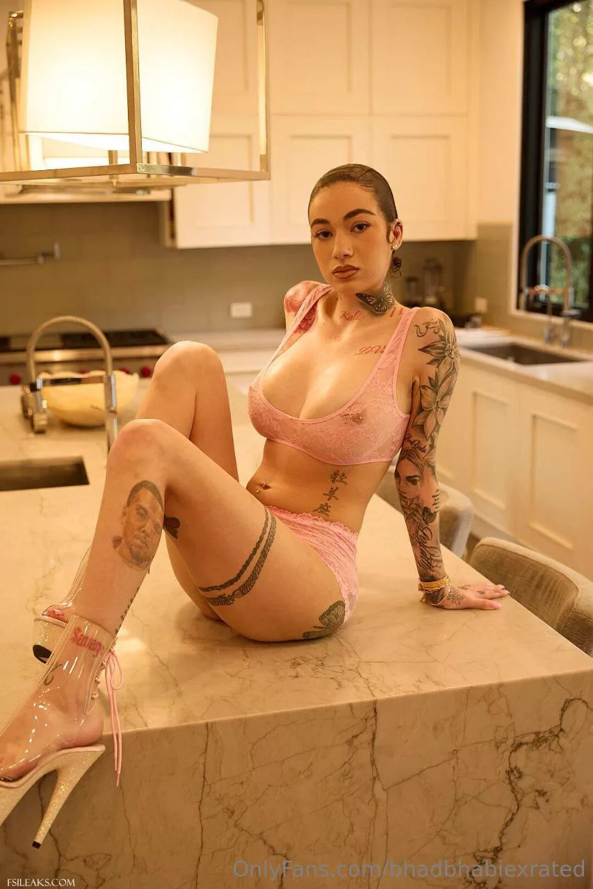 Bhad Bhabie OnlyFans Pink Transparent Lace Set - 44 Bhad Bhabie OnlyFans Pink Transparent Lace Set - 43