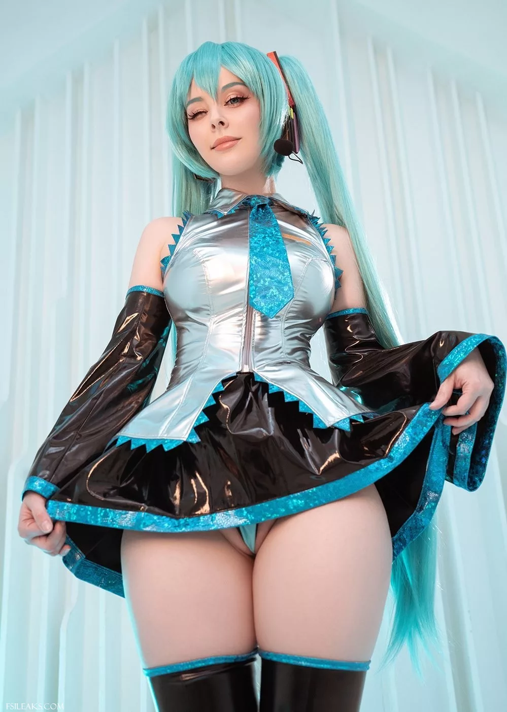 Helly Valentine Nude Pussy Hatsune Miku Cosplay Set - 14 Helly Valentine Nude Pussy Hatsune Miku Cosplay Set - 13