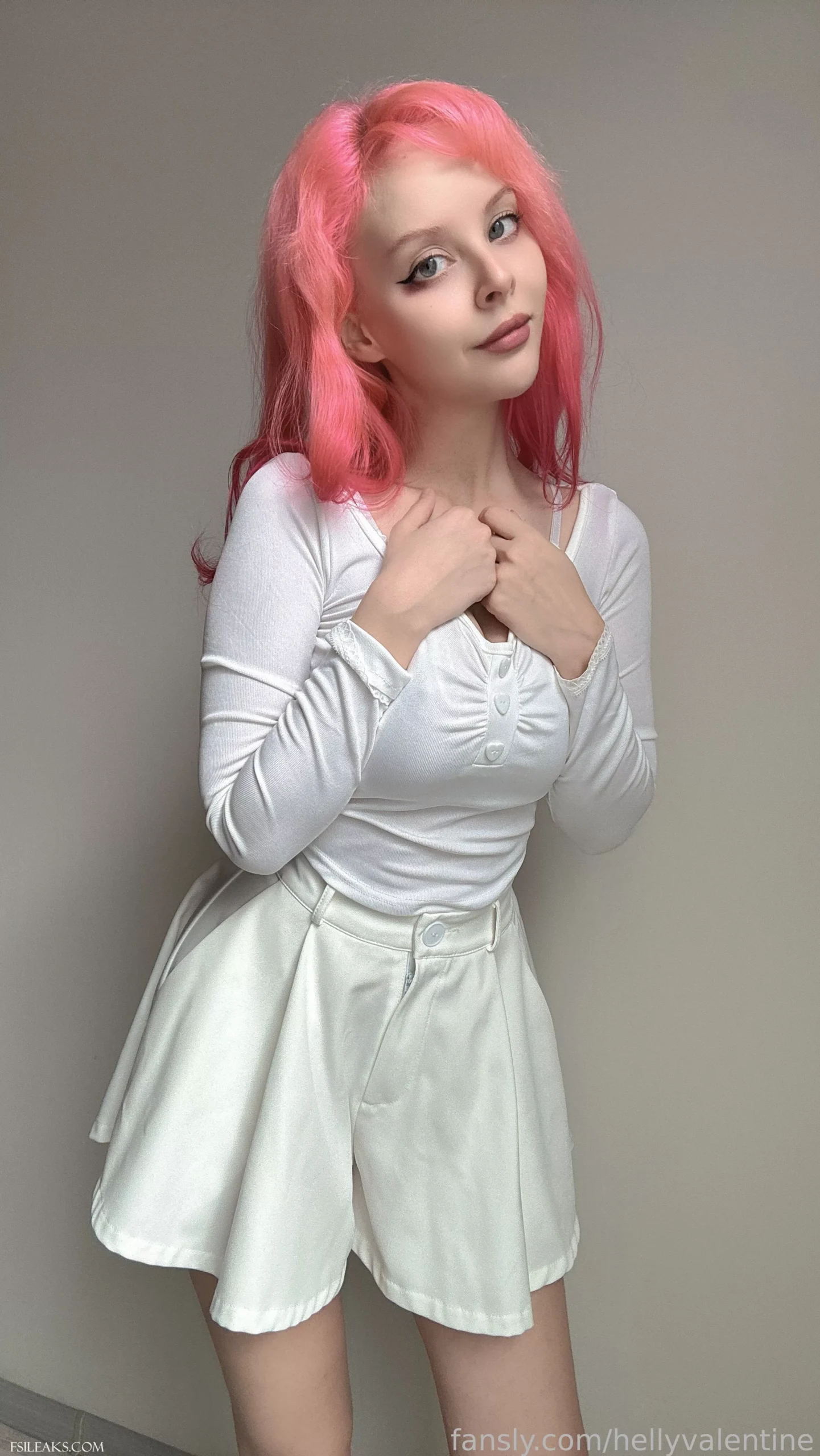 Helly Valentine OnlyFans White Short Skirts Set - 68 Helly Valentine OnlyFans White Short Skirts Set - 67