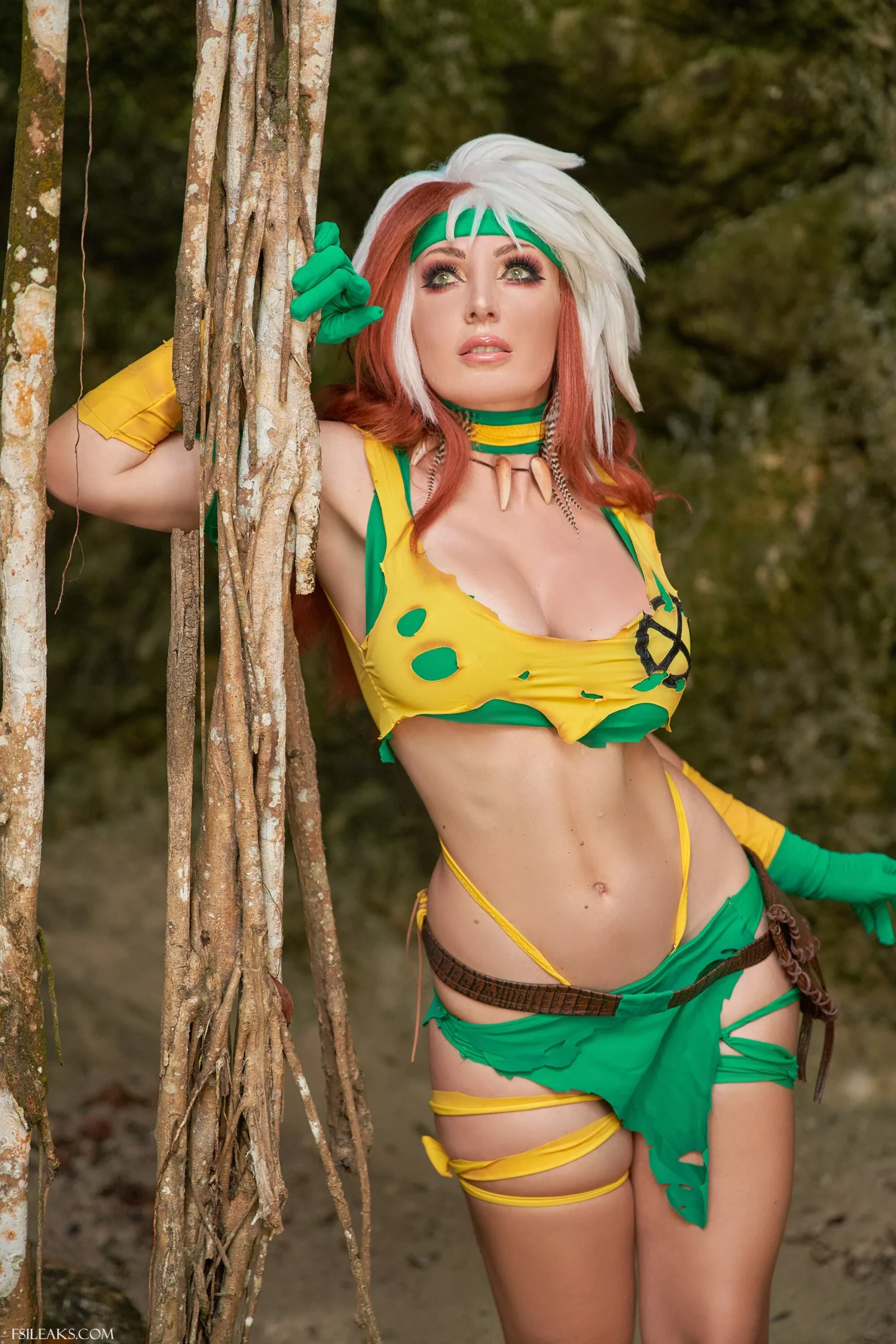 Jessica Nigri Rogue the X-Men Cosplay Set - 26 Jessica Nigri Rogue the X-Men Cosplay Set - 25