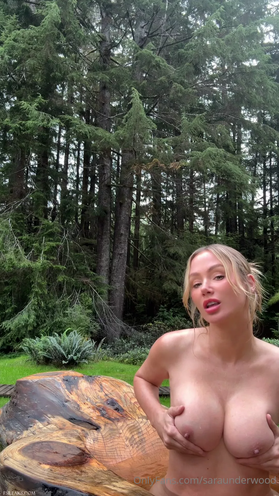 Sara Jean Underwood Skinny Dipping in a Trunk Tub Nude Set - 3