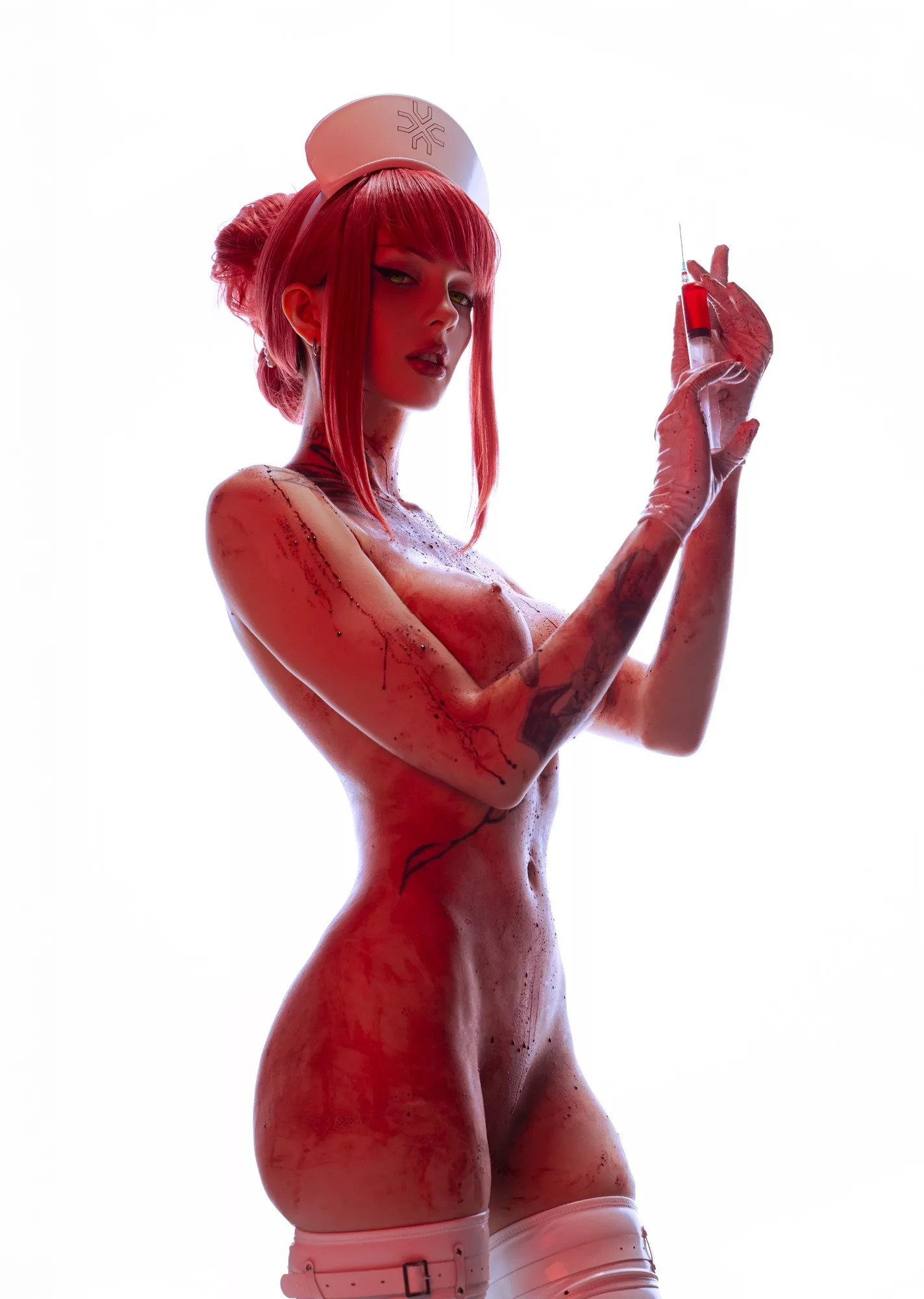 Xenon OnlyFans Slutty Nurse Nude Set - 3