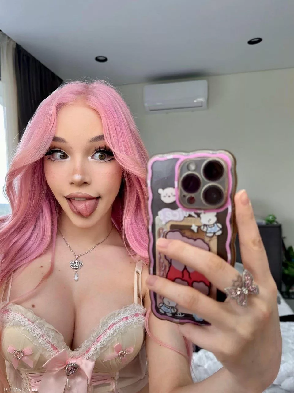 Alice Delish Patreon Pink Lingerie Set - 13