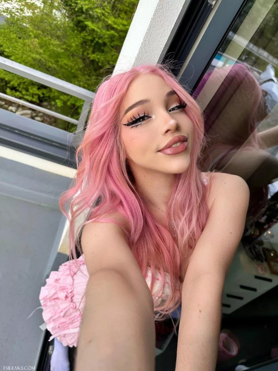 Alice Delish Patreon Pink Lingerie Set - 19